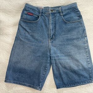 Vintage Jorts Denim high rise Shorts Not Guilty Size 11/12